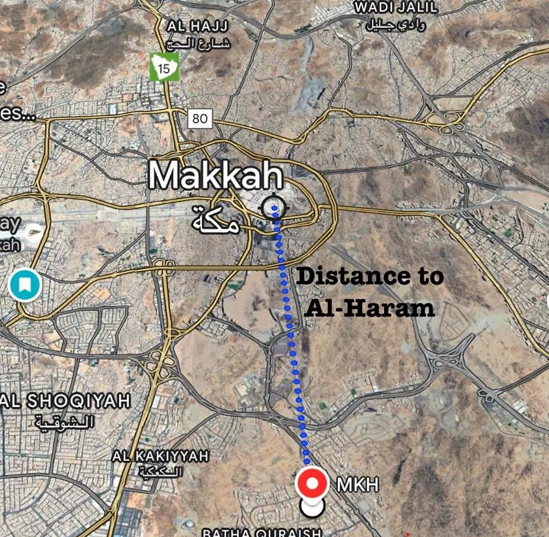 Spacious 3-Bedroom Retreat In Batha Quraish Mecca 0*,